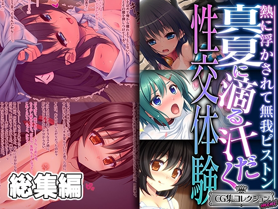한여름에 떨어지는 땀 투성이 성교 체험 ~열에 떠오르고 무아 피스톤~【CG집 컬렉션 미니】