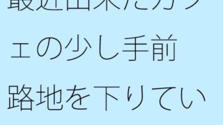 【무료】 최근에 만들어진 카페의 조금 앞 골목을 내려 갔을 때 있었던 기념품 가게