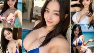 셔터 스스로 4 아마추어 AI 그라비아 수영복 앨범 300 페이지